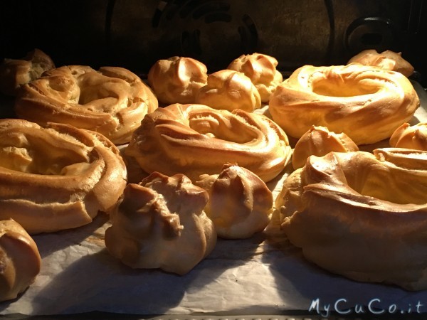 Zeppole di San Giuseppe al forno con Cuisine e i-Companion 