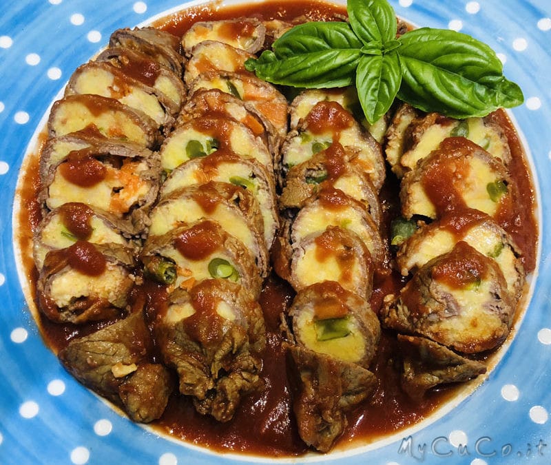 Involtini al vapore e ripassati in salsa con il CuCo Moulinex